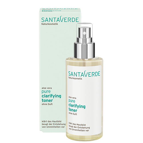 Santaverde Aloe Vera Pure clarifying toner fragrance free, lõhnavaba näotoonik probleemsele ja vistrikulisele nahale - Minu Looduskosmeetika